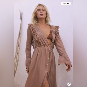 NWT Free People Making Memories Midi Dress Medium